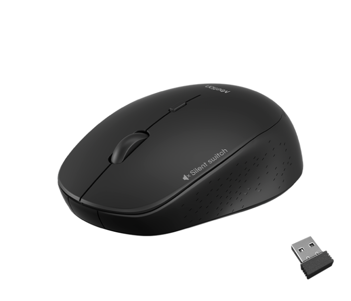 Meetion MT-R570 2.4Ghz Wireless Mouse 4 Buttons 5 Colors Silent Portable And Great For Laptops - Black - Zoom Image 1