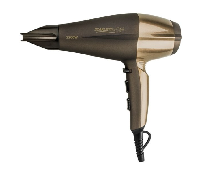 Scarlett 5050370310938 Sc-Hd70I26 Stylish Hair Dryer with Changeable Temperature Modes - Black and Beige - Zoom Image 2