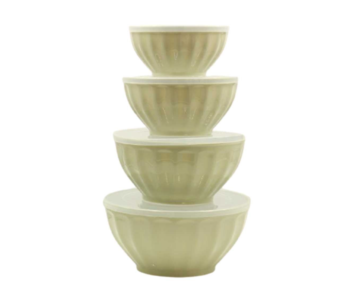 Generic 4 Piece Set Salad Bowl Tableware - Ivory - Zoom Image 2