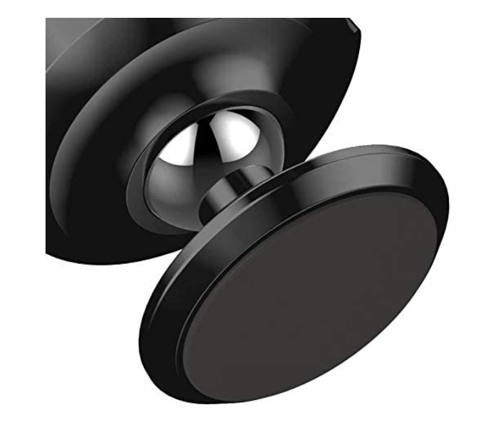 Baseus Genuine Leather Type Small Ears Series Air Outlet Magnetic Bracket - Black - Zoom Image 3