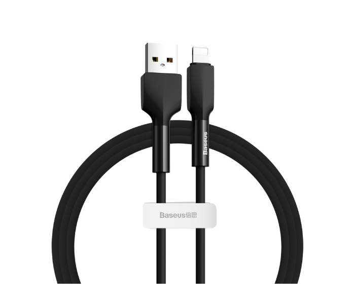 Baseus CALGJ01 1 Metre USB Lightning Data Cable - Black - Zoom Image 1