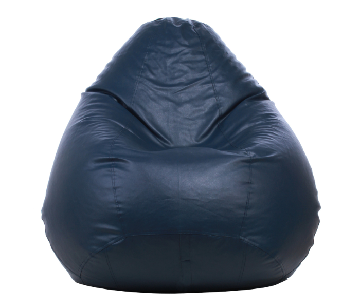 TUD Classic XXXL Leatherette Bean Bag - Navy Blue - Zoom Image 1