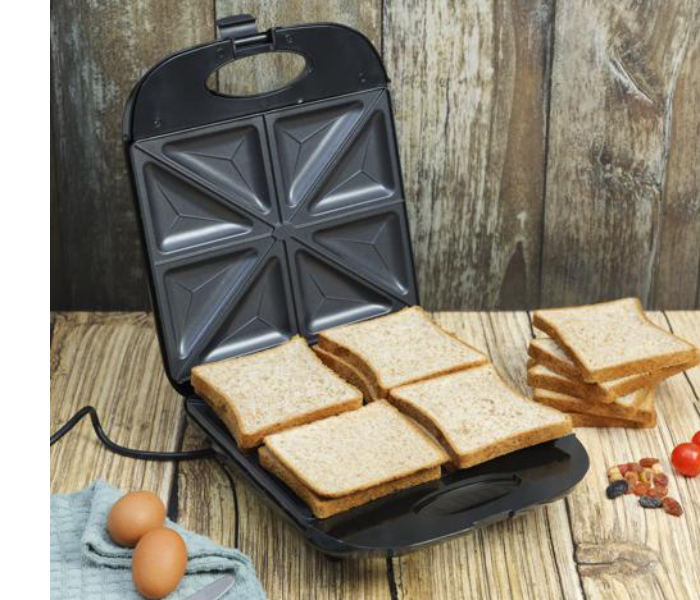 Olsenmark OMSM2491 Sandwich Maker - Black and Silver - Zoom Image 1