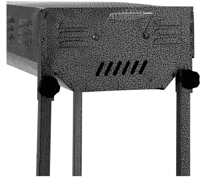 Royalford RF10363 Foldable Barbeque Stand With Grill For Outdoor Camping - Black - Zoom Image 4