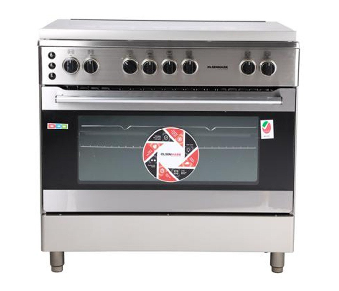 Olsenmark OMCR5005 Stainless Steel Standing 5 Gas Oven - Silver - Zoom Image 3