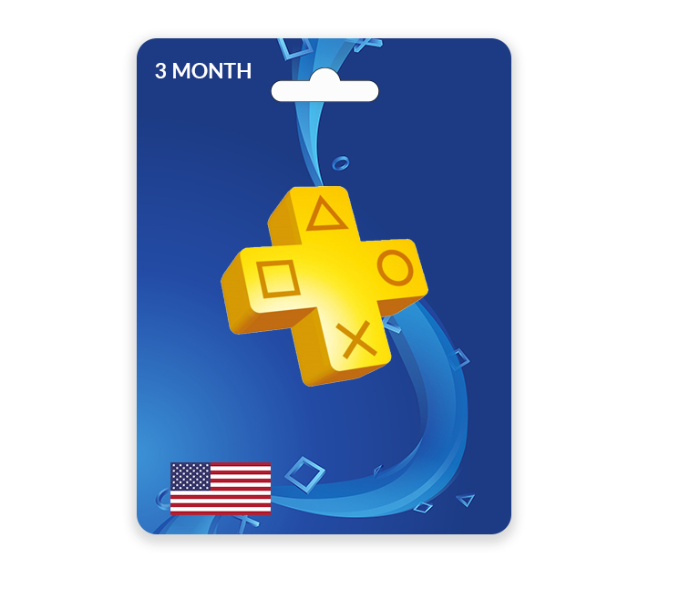 PlayStation Plus US 3 Month Gift Card - Zoom Image