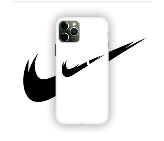 Lab LBNCR005WH Stylish Nike Cut Rubber iPhone 11 Pro Max Mobile Case - White - Zoom Image 1