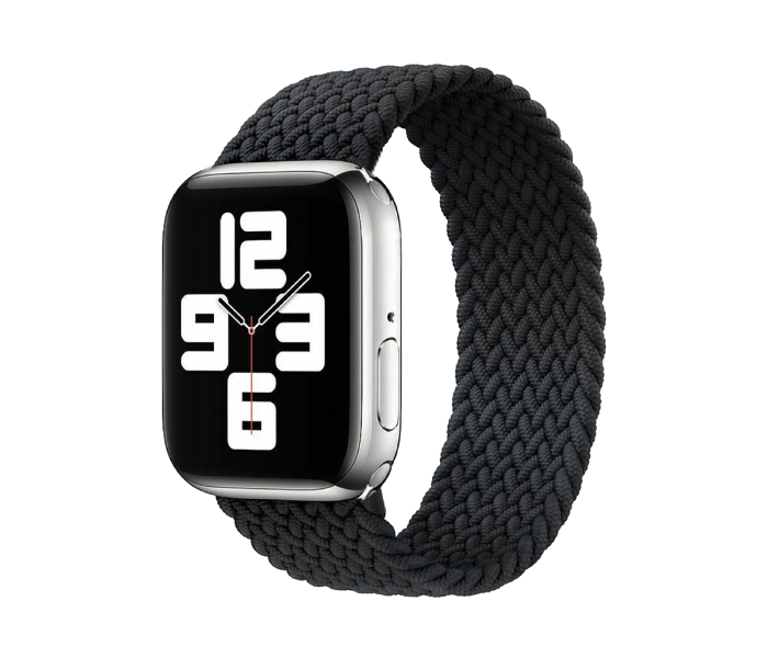 Hyphen HWSABWBKM9640 39 Mm Medium Apple Braided Watch Strap  Black - Delete  - Zoom Image 1