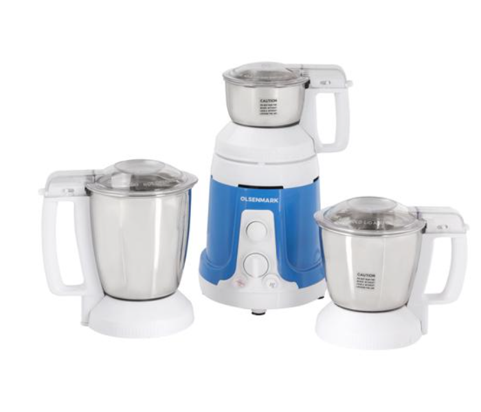 Olsenmark OMSB2481 3 in 1 Mixer Grinder - White and Silver - Zoom Image 2