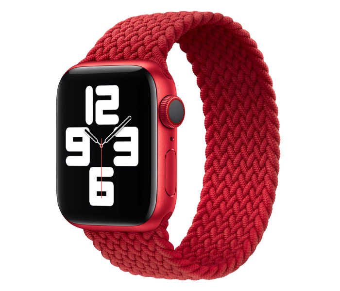 Hyphen HWSABWRDM9718 38Mm To 40Mm Medium Apple Braided Watch Strap  Red - Zoom Image 1