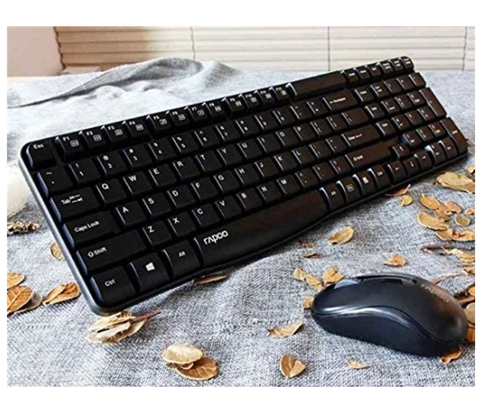 Rapoo 18458 Wireless Keyboard and Mouse Combo- Black - Zoom Image 3