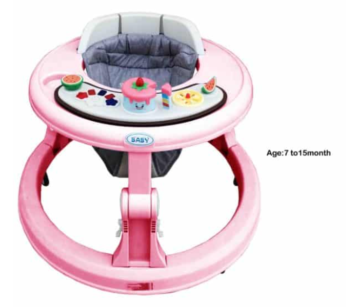 Baby Walker With Music 261 - Pink - Zoom Image