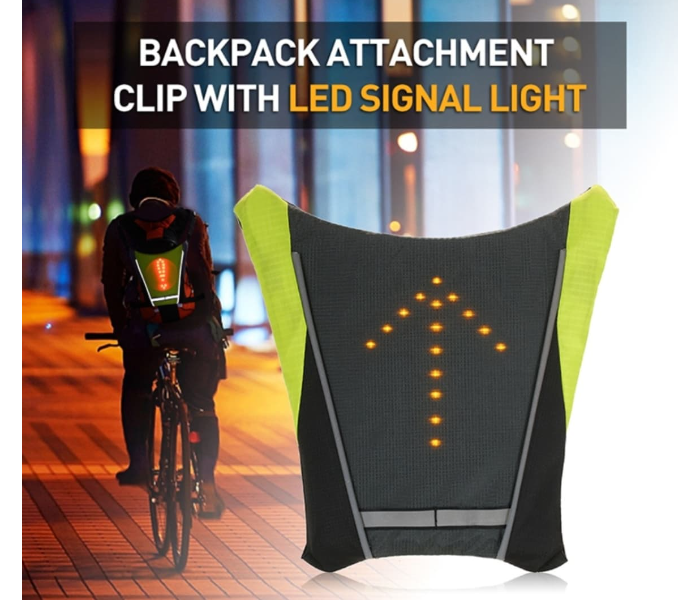 Remote Controlled Polyster Backpack With Led Signals - Green - Zoom Image 2