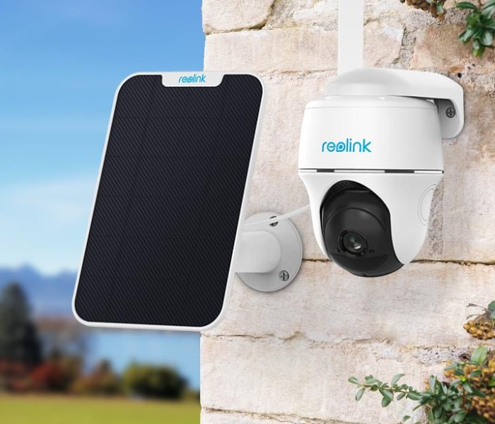 Reolink Go PT Full HD Solar Panel 2 MP Outdoor 4G Pan Tilt Camera - White - Zoom Image 4