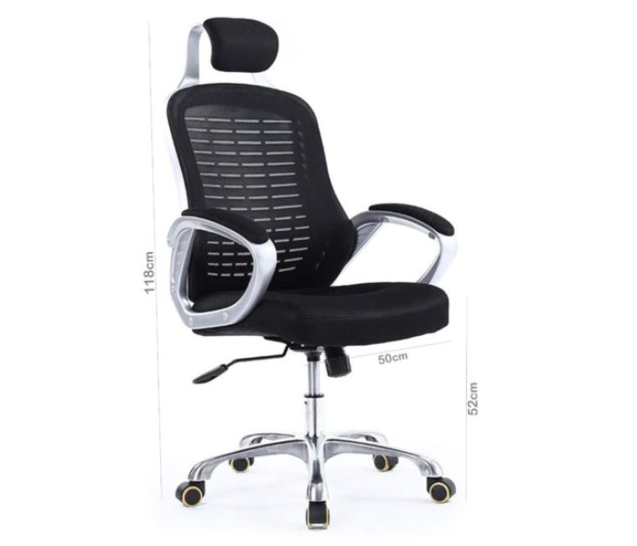 Back Mesh Office Computer Chair 548-5  - Black - Zoom Image