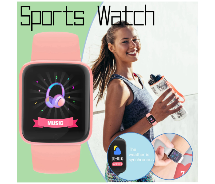 Macaron Sports Smart Watch with Fitness Message Reminder - Dark Grey - Zoom Image 3