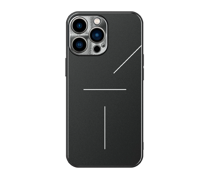 Lab LBSC012BK Stylish Steel Cover iPhone 11 Pro Max Mobile Case - Black - Zoom Image 1