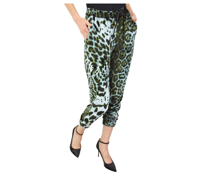 4730 Single Piece Free Size Leopard Print Comfortable Pyjama For Women - Zoom Image 1