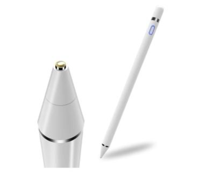 Universal Stylus Compactable Smart Pen For Touch Screen - White - Zoom Image 2