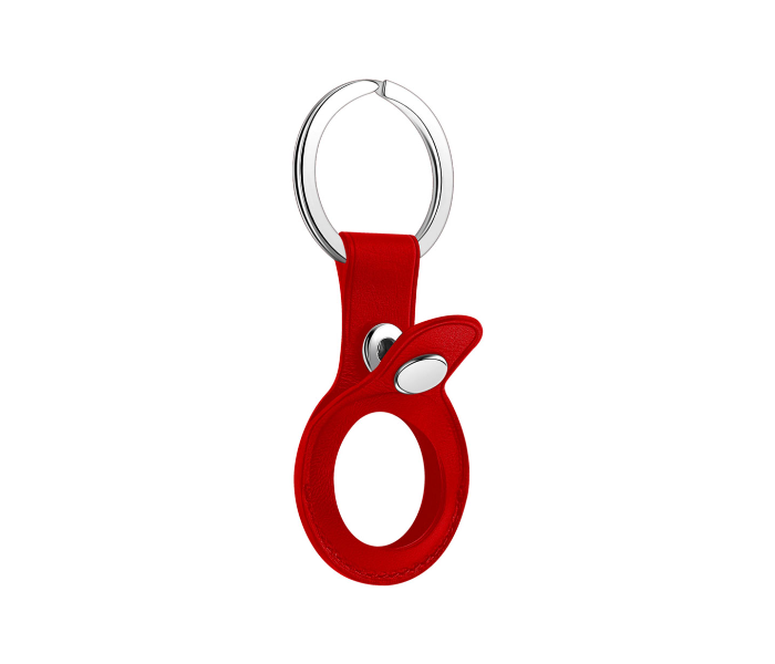 Hyphen HAT-KRLRED5758 Leather Air Tag Key Ring - Red - Zoom Image 3