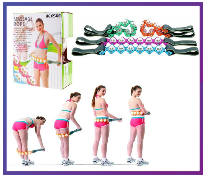 Plastic Massage Rope for Back Neck And Shoulders - Zoom Image 2