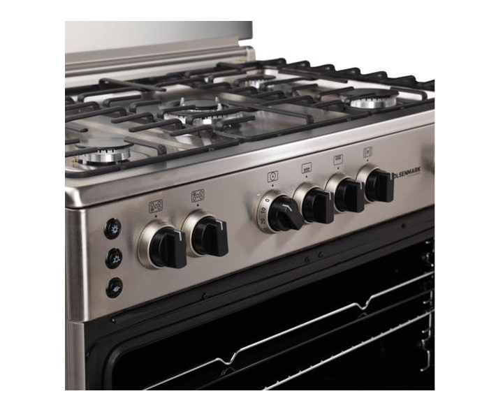 Olsenmark OMCR5005 Stainless Steel Standing 5 Gas Oven - Silver - Zoom Image 4