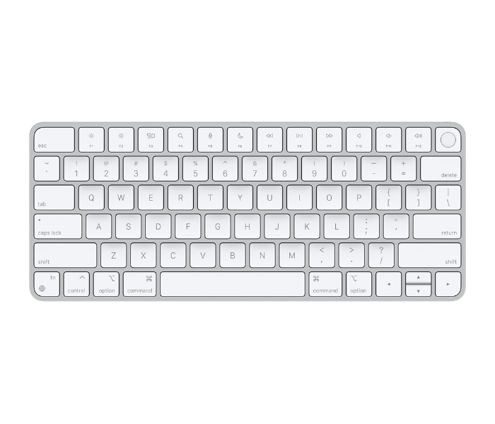 Apple MK293LL A Wireless Magic Keyboard with Touch ID - White - Zoom Image 1