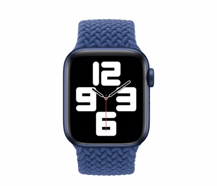 Hyphen HWSABWBLM9886 40 Mm Medium Apple Braided Watch Strap  Blue - Delete  - Zoom Image 3