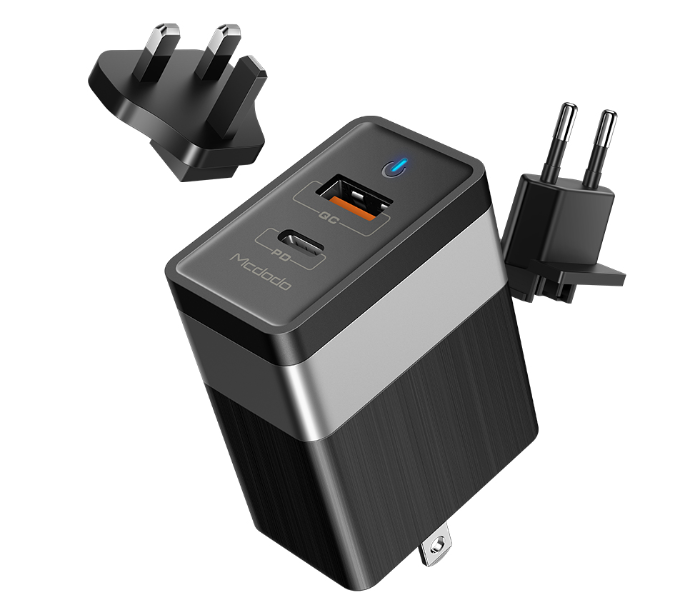 Mcdodo CH-5621 Cube Series PD and QC3.0 Charger - Black - Zoom Image 2