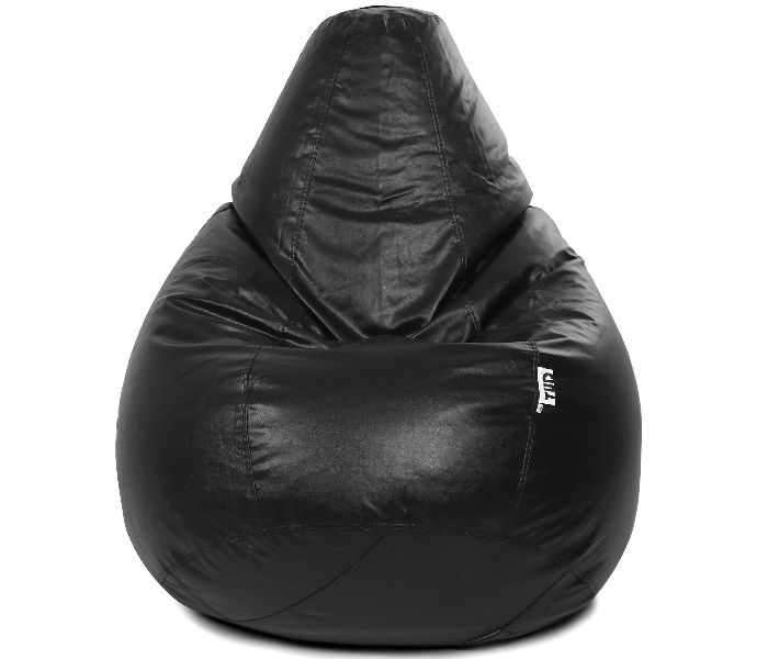 TUD Classic XXXL Leatherette Bean Bag - Black - Zoom Image 3