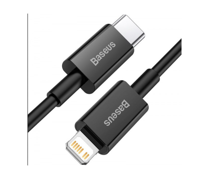 Baseus 20W 1 Meter Type-C to iP PD Superior Series Fast Charging Data Cable - Black - Zoom Image 3