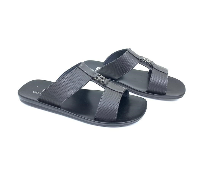 RFashion 1274-13 EU 43 Stylish Flat Sandal for Men - Grey - Zoom Image