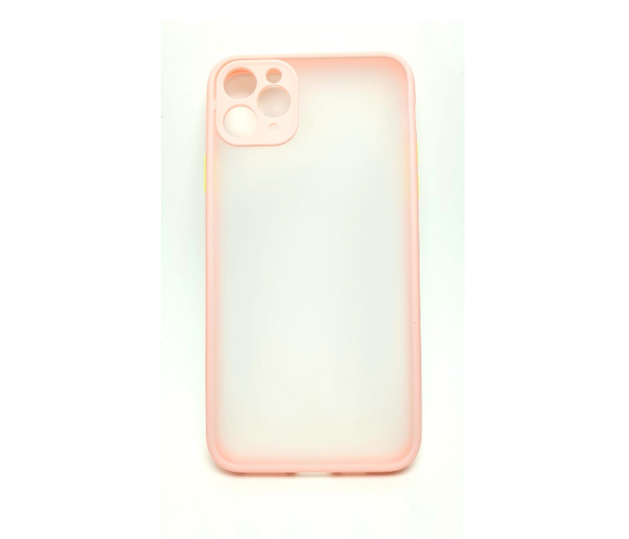 Lab LBTBC004PNK Transparent Border Color Fashion Case without Print iPhone 11 Pro Mobile Case - Pink - Zoom Image 4