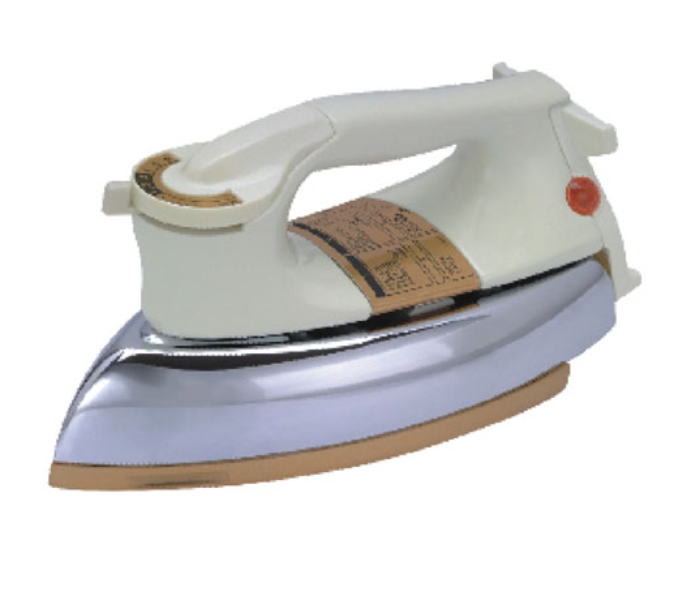 Geepas GDI7807 1000 Watts Heavy Duty Dry Iron - White - Zoom Image