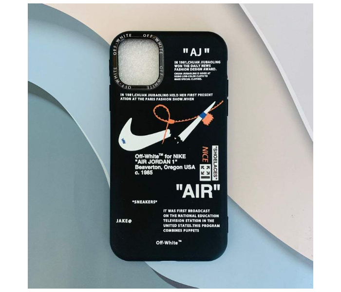 Lab LBNAC011BK Stylish Nike Air Cut iPhone 12 Pro Max Mobile Case - Black - Zoom Image 1