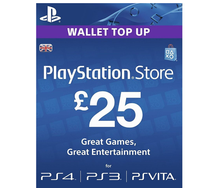 PlayStation UK £25 Network Card - Zoom Image