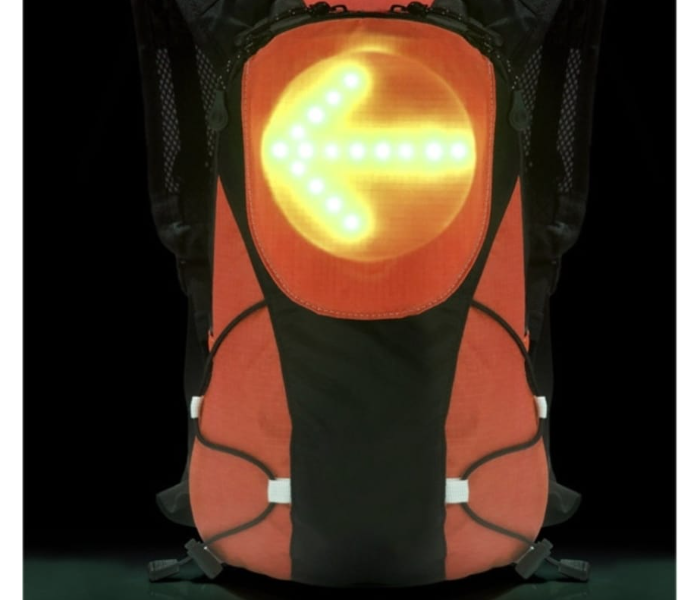 Remote Controlled Polyster Backpack With Led Signals - Green - Zoom Image 5