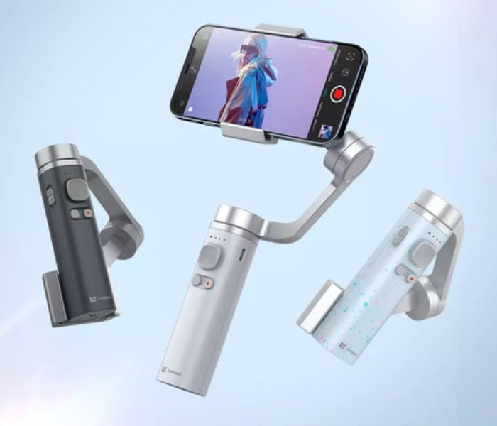 Funsnap Capture π 4500mAh Pi 3 Axis Handheld Gimbal Stabilizer for Smartphones - Silver - Zoom Image 2