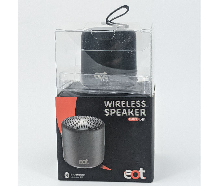 Eot E-01 Portable Wireless Mini Speaker Bluetooth - Grey - Zoom Image 4