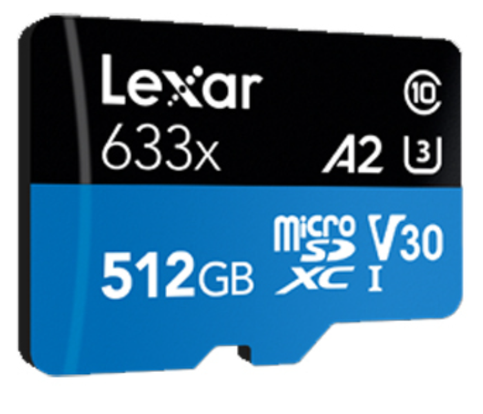 Lexar 633x 512GB Micro SDHC-SDXC MemoryCard with 95Mbps - Zoom Image 2