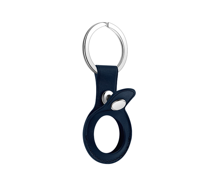 Hyphen HAT-KRLBLU5680 Leather Air Tag Key Ring - Blue - Zoom Image 3