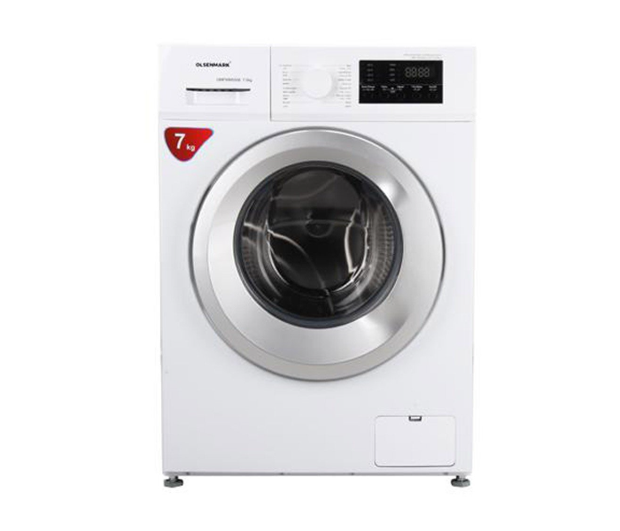 Olsenmark OMFWM5508 Fully Automatic Front Load Washing Machine - White - Zoom Image 1