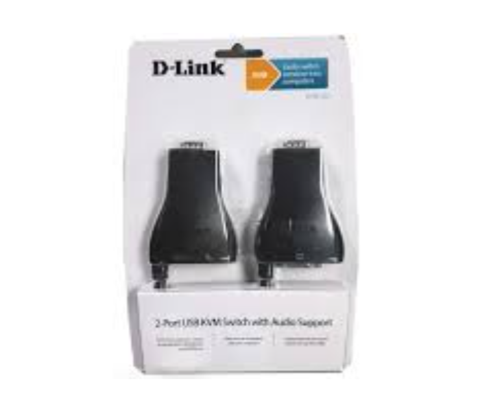 D-link DKVM-222 2 Port USB KVM Switch with Audio Support - Black - Zoom Image 2