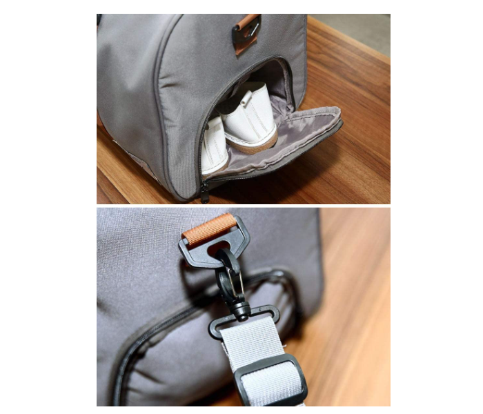 Small Unisex Travel Sports Bag with Shoes Compartment - Zoom Image 4