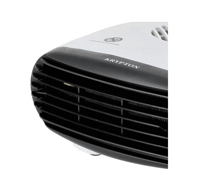 Krypton KNFH6252 Fan Heater With 2 Heating Powers and Adjustable Thermostat - White and Black - Zoom Image 5