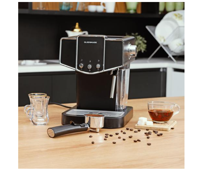 Olsenmark OMCM2442 15 Bar Espresso Coffee Maker - Black - Zoom Image 2