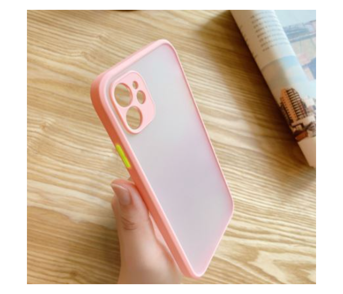 Lab LBTBC004PNK Transparent Border Color Fashion Case without Print iPhone 11 Pro Mobile Case - Pink - Zoom Image 3