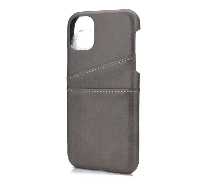 Lab LBL2P022BK Stylish Leather 2 Pocket iPhone 12 Mini Mobile Case - Black - Zoom Image 3