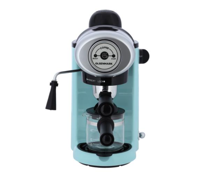 Olsenmark OMCM2444 Cappuccino Maker with Removable Drip Tray - Black and Blue - Zoom Image 9