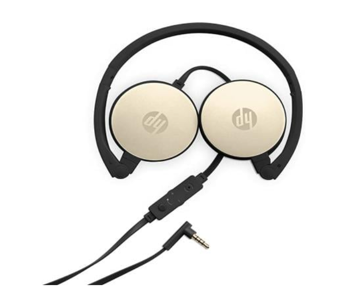 Hp 2AP94AA 2800 S Stereo Headset with Mic - Gold and Black - Zoom Image 1